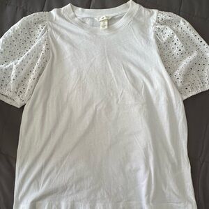 H&M White Cotton t-shirt